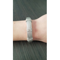 BRACELET CROIX VOLUME