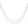 COLLIER TRIPLE FILS BOULES